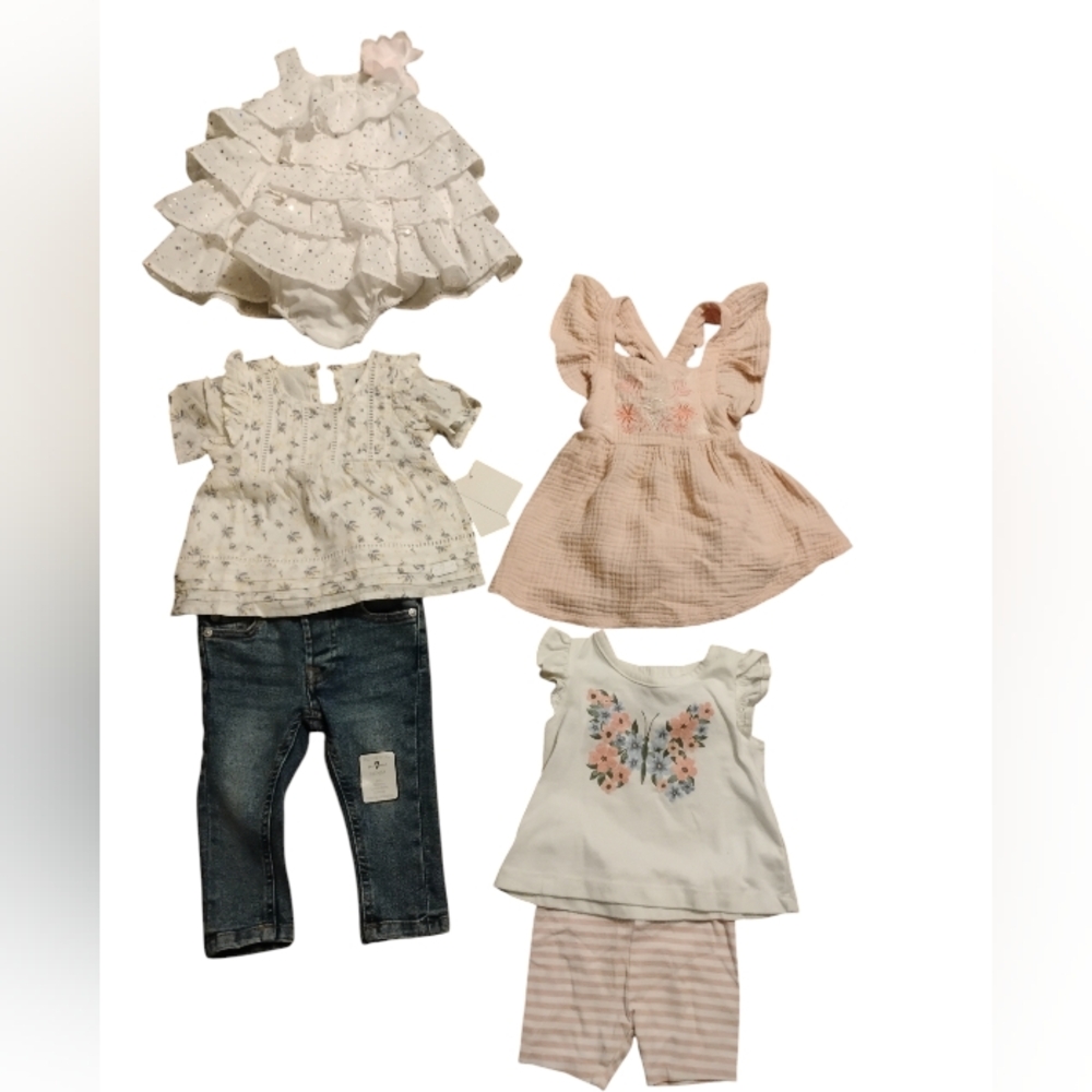 Adorable Kids Clothing Set with Butterfly Design